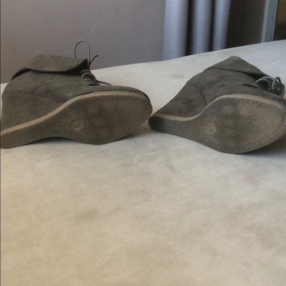 Mossimo Olive Green Lace Up Booties - Picture 4 of 5